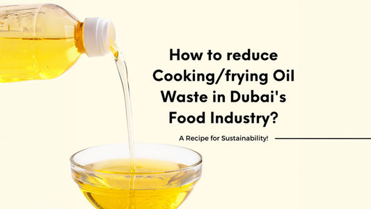 How to reduce Cooking/frying Oil Waste in Dubai's Food Industry: A Recipe for Sustainability!